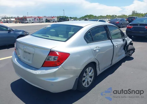 2012 Honda Civic Lx из США, поврежденный, VIN 19XFB2F57CE088513